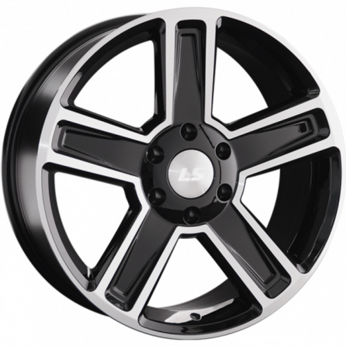 LS 8x18/6x139,7 ET35 D75,1 1296 BKF (конус, Колпак+лого)