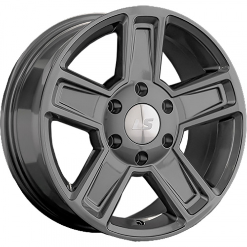 LS 8x17/6x139,7 ET38 D100,1 1296 GM (конус, Колпак+лого)