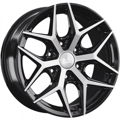 LS 8x17/6x139,7 ET38 D67,1 1303 BKF (конус, Колпак+лого)