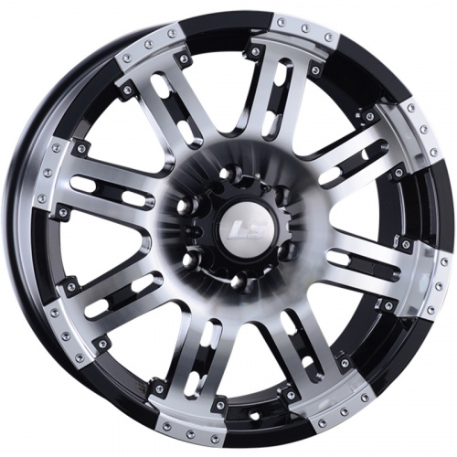 LS 9x20/6x139,7 ET20 D106,1 954 BKF (конус, Колпак+лого)