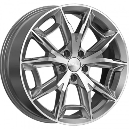 СКАД 7,5x19/5x108 ET36 D65,1 Паркер (КЛ382) Алмаз графит