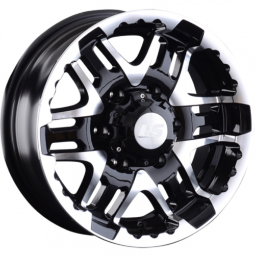 LS 8x16/6x139,7 ET0 D106,1 894 BKF (конус, Колпак+лого)