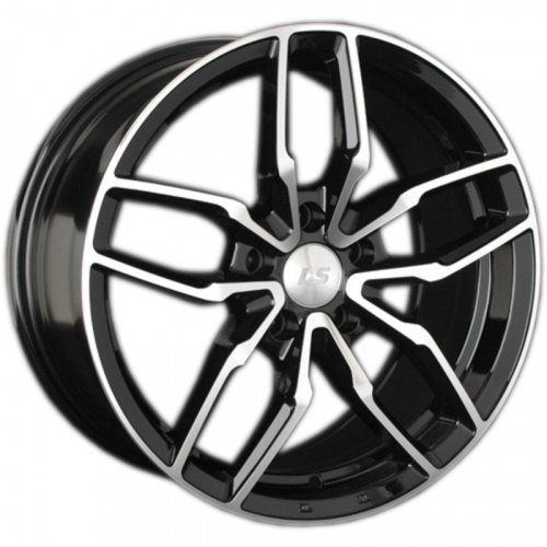 LS 8x18/5x114,3 ET40 D73,1 790 BKF (конус, Колпак+лого)