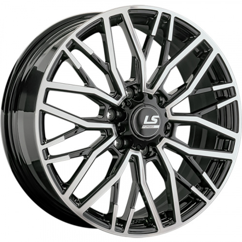LS Forged 8x20/6x139,7 ET55 D95,1 LS FG33 BKF (конус, Колпак+лого)