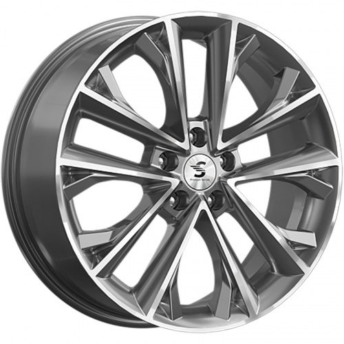 Premium Series 7x18/5x108 ET38 D60,1 КР012 (Jetour X70 Plus/X90 Plus) Diamond Gloss Graphite