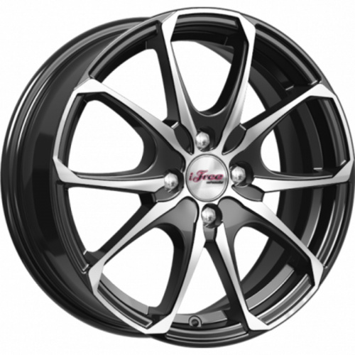 iFree 6x16/5x114,3 ET40 D67,1 Такеши (КС877) Блэк Джек