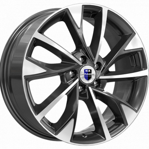 K&K 7x17/5x108 ET45 D60,1 Роквуд (КС900) Алмаз черный