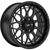 LS Forged 9x17/6x139,7 ET20 D106,1 LS FG52 MB (конус, Колпак+лого)