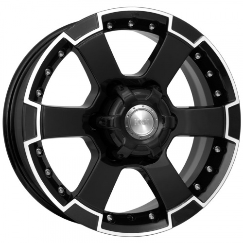 K&K 7x16/6x139,7 ET20 D110,1 M56 (КС593) Алмаз черный