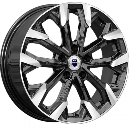 K&K 6,5x17/5x114,3 ET37 D66,6 Морейн (КС1046) Алмаз черный