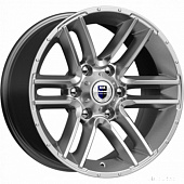 K&K 8x17/6x139,7 ET0 D106,1 Алгама (КС762) Дарк платинум