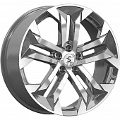 Premium Series 7,5x19/5x108 ET46 D63,35 КР015 (Geely Tugella) Diamond Gloss Graphite