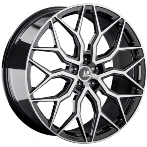 LS Forged 9,5x21/5x114,3 ET38 D67,1 LS FG13 BKF (конус, C570)