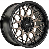 LS Forged 9x17/6x139,7 ET20 D106,1 LS FG52 MB+LYSF (конус, Колпак+лого)