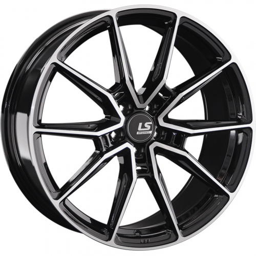 LS FlowForming 8,5x20/5x112 ET20 D66,6 RC58 BKF (конус)