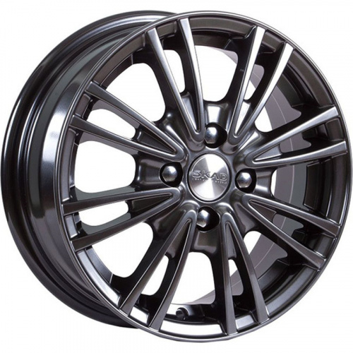 СКАД 5,5x14/4x100 ET39 D67,1 Пантера (КЛ109) Графит