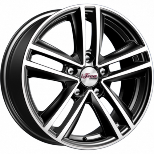 iFree 6,5x16/5x114,3 ET40 D66,1 Катар (КС885) Блэк Джек
