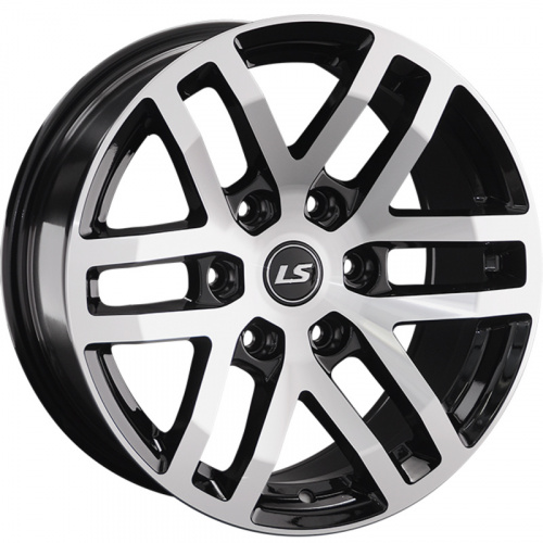 LS 9x20/6x139,7 ET25 D106,1 1279 BKF (конус, Колпак+лого)