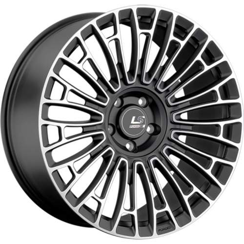 LS Forged 10x22/5x130 ET28 D71,6 LS FG25 MBF (конус, Колпак+лого)
