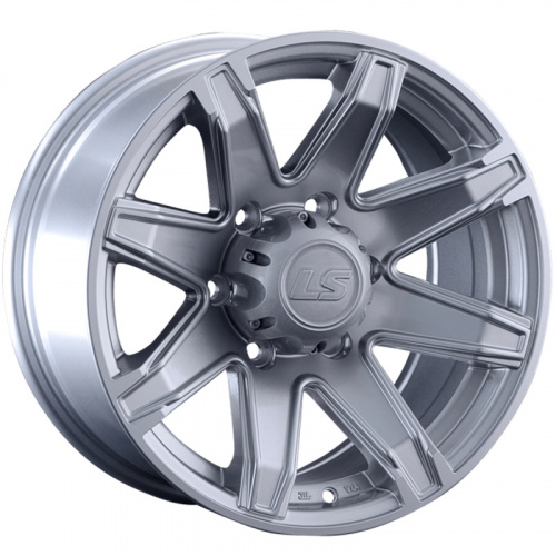 LS 8x16/6x139,7 ET10 D106,1 763 Sil (конус, Колпак+лого)