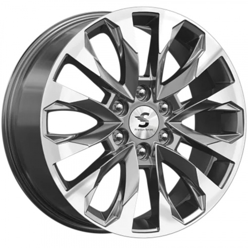 Premium Series 8x20/6x139,7 ET42 D75,1 КР007 (Haval H9) Diamond Gloss Graphite