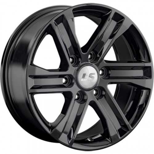 LS 8x17/6x139,7 ET38 D67,1 1359 BK (конус, Колпак+лого)