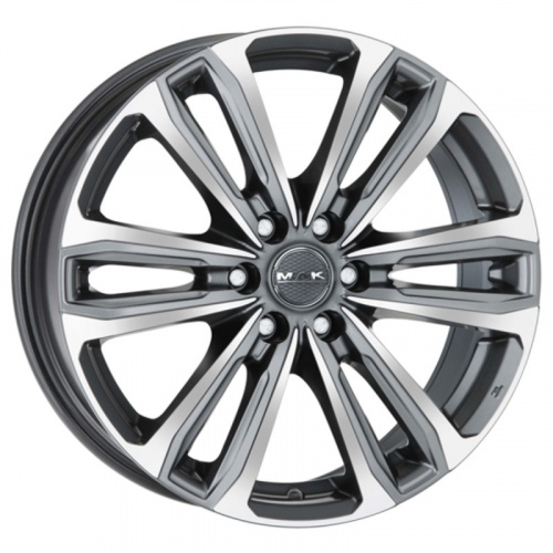 MAK 7,5x17/6x139,7 ET30 D112 Safari 6 Gunmetal Mirror Face