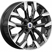 K&K 6,5x17/5x114,3 ET40 D66,1 Морейн (КС1046) Алмаз черный