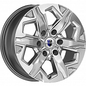 K&K 7,5x17/6x114,3 ET39 D67,1 Тейт (КС1050) Дарк платинум