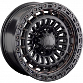 LS 9x18/5x150 ET30 D110,1 1348 BKS+BR (конус, Колпак+лого)