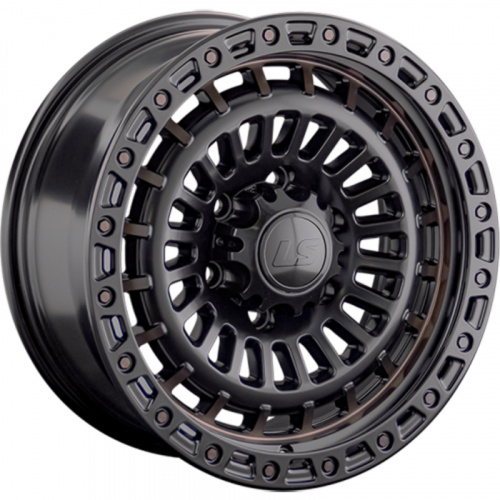 LS 9x18/5x150 ET30 D110,1 1348 BKS+BR (конус, Колпак+лого)