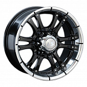 LS 8x16/6x139,7 ET10 D93,1 161 BKL (конус, Колпак+лого)