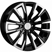 LS 8x20/6x139,7 ET30 D77,8 812 BKF (конус, Колпак+лого)