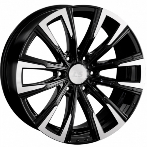LS 8x20/6x139,7 ET30 D77,8 812 BKF (конус, Колпак+лого)