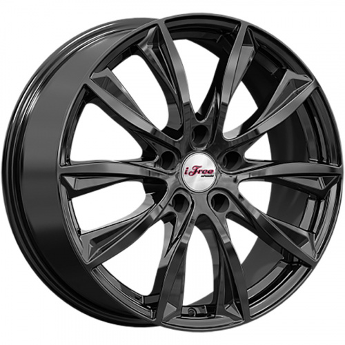 iFree 7,5x18/5x108 ET35 D67,1 Каzантип (КС684М) BK