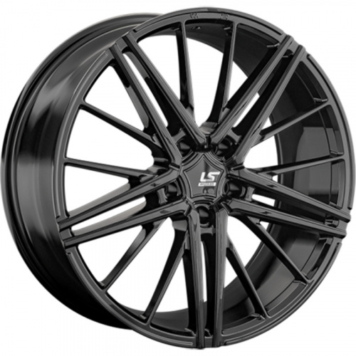 LS FlowForming 8,5x19/5x108 ET40 D63,4 RC76 BK (конус, Колпак+лого)