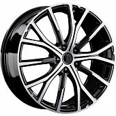LS Forged 8x19/5x120 ET50 D64,1 LS FG21 BKF (конус, C570)