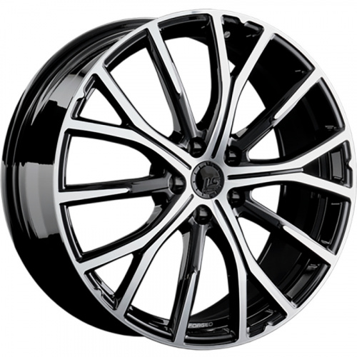 LS Forged 8x19/5x120 ET50 D64,1 LS FG21 BKF (конус, C570)