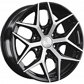 LS 8x17/6x139,7 ET36 D100,1 1303 BKF (конус, Колпак+лого)