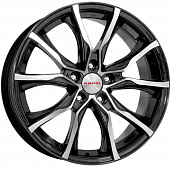 K&K 7,5x17/5x120 ET37 D72,6 Твист-оригинал (КС697М) Алмаз черный