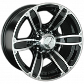 LS 8x17/6x139,7 ET10 D107,1 766 BKF (конус, Колпак+лого)